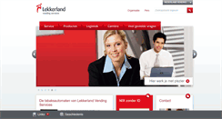 Desktop Screenshot of lekkerland.it