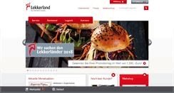 Desktop Screenshot of lekkerland.at