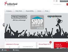 Tablet Screenshot of lekkerland.com