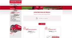Desktop Screenshot of centrodolcefriuli.lekkerland.it